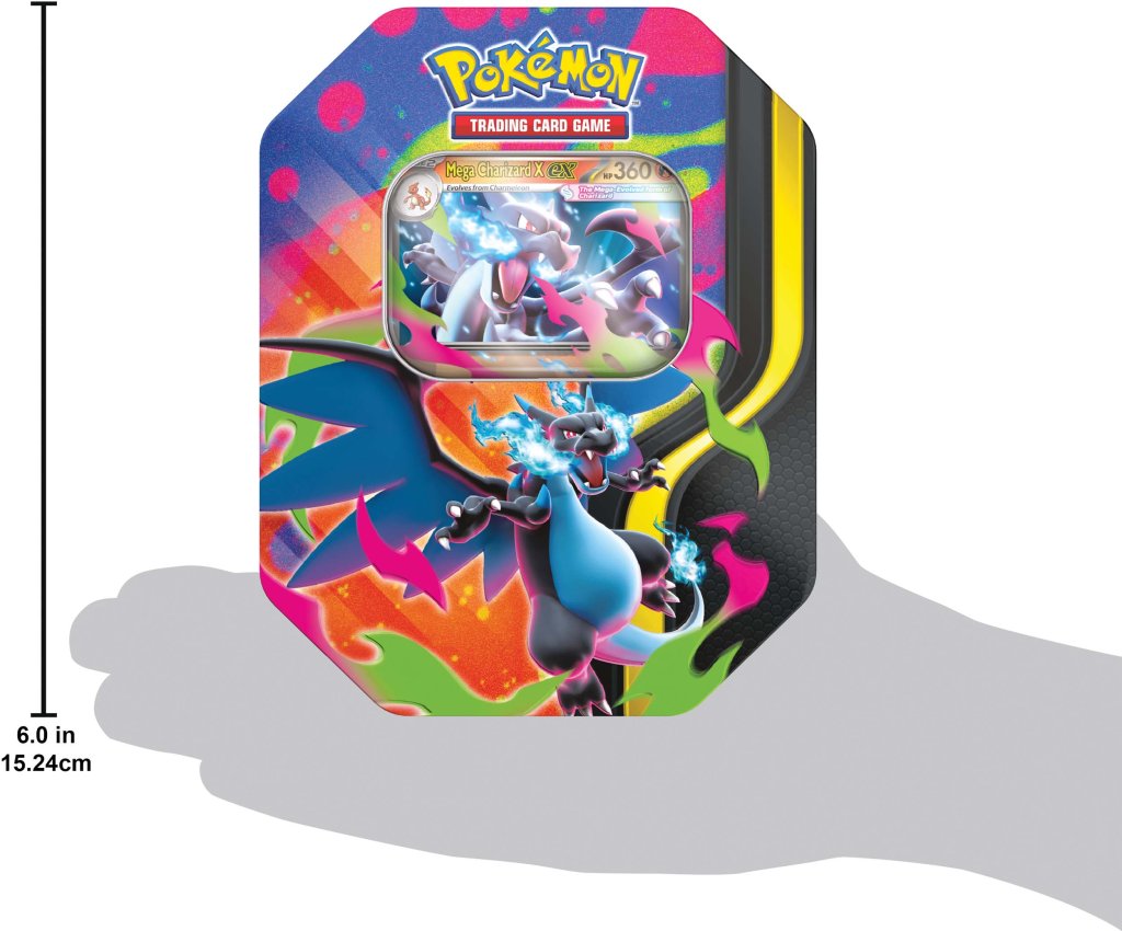 Pokemon TCG: Mega Charizard Tin – Blink Gift Station