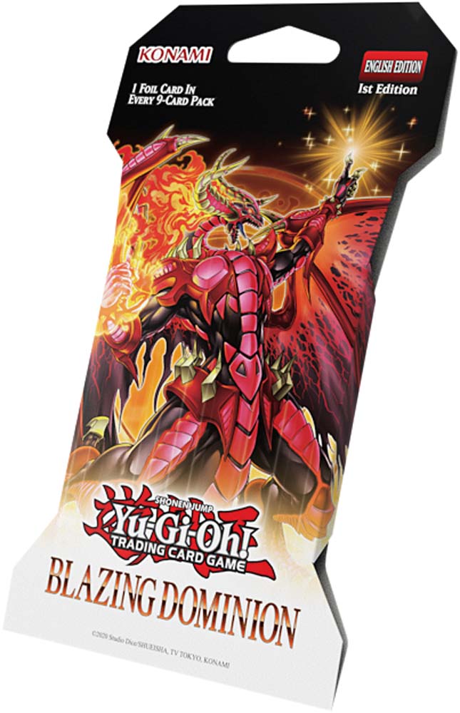 Yu-Gi-Oh! TCG: Blazing Dominion - 9 x Card Blister Preorder  Blink Gift  Station