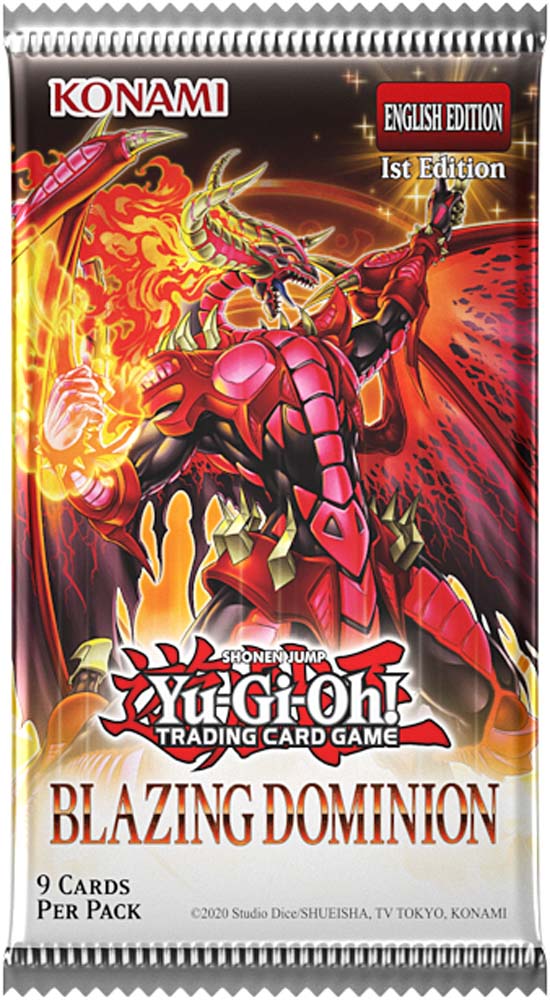 Yu-Gi-Oh! TCG: Blazing Dominion - 9 x Card Blister Preorder