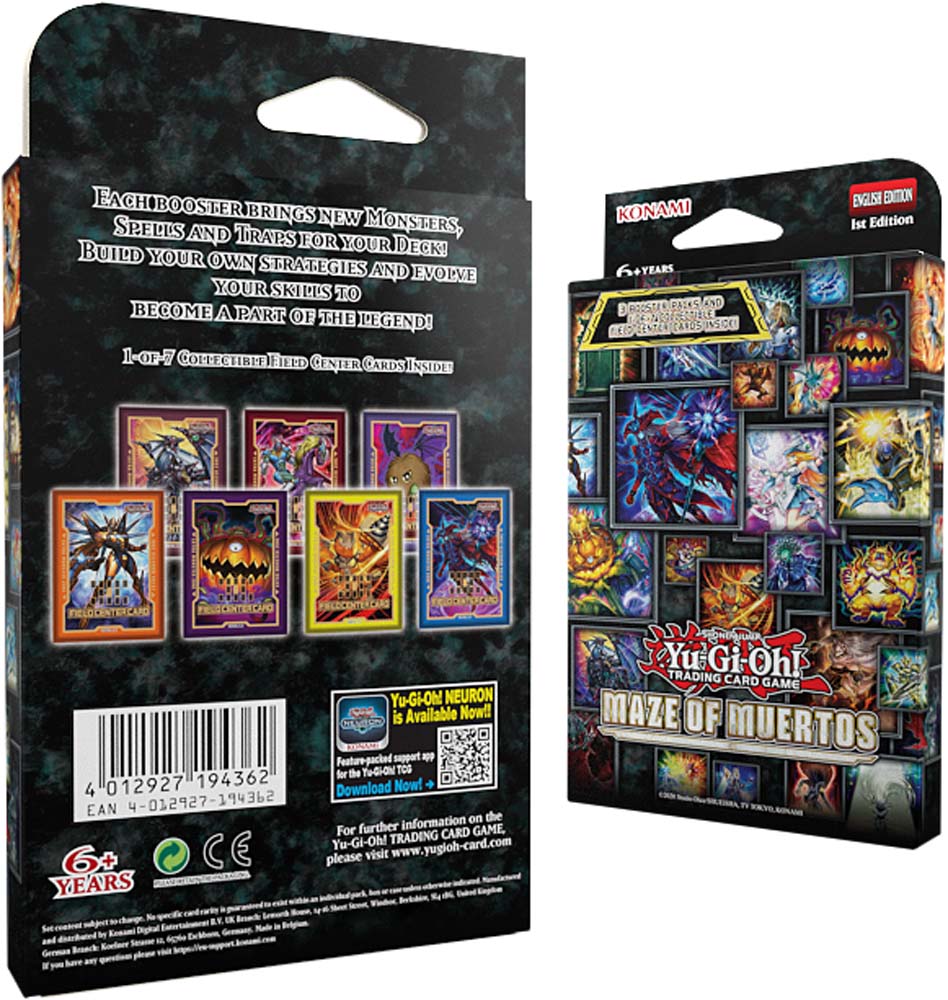 Yu-Gi-Oh! TCG Maze Of Muertos - 7 x Card 3 Pack Tuckbox Preorder Blink Gift Station Yu-Gi-Oh! TCG Maze Of Muertos - 7 x Card 3 Pack Tuckbox Preorder Blink Gift Station