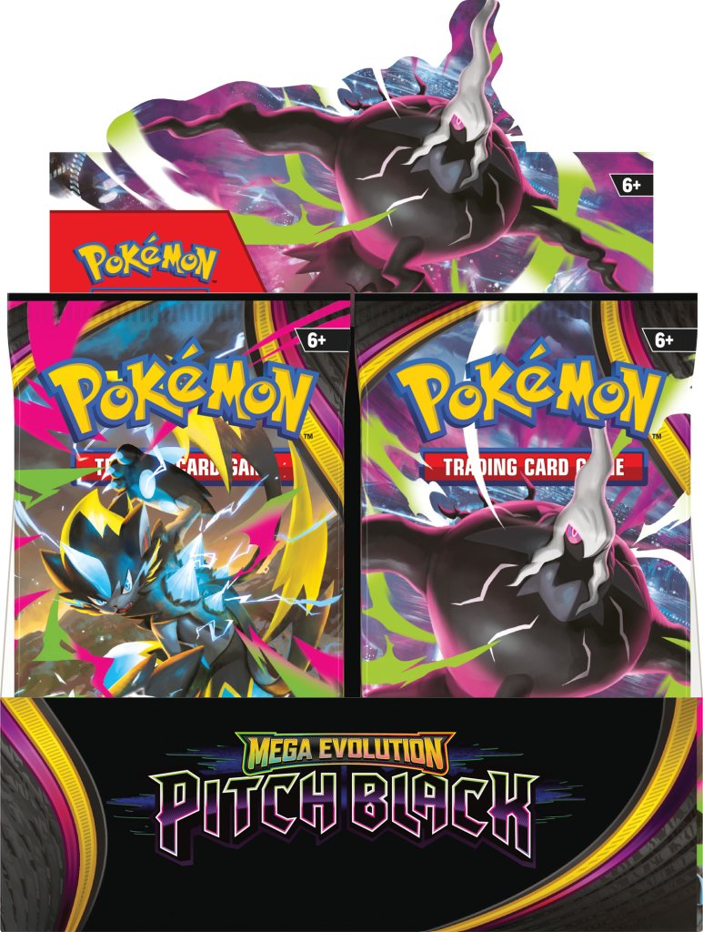 where to preorder pokemon cards Pokemon TCG: Mega Evolution Pitch Black Booster Preorder – Blink Gift Station