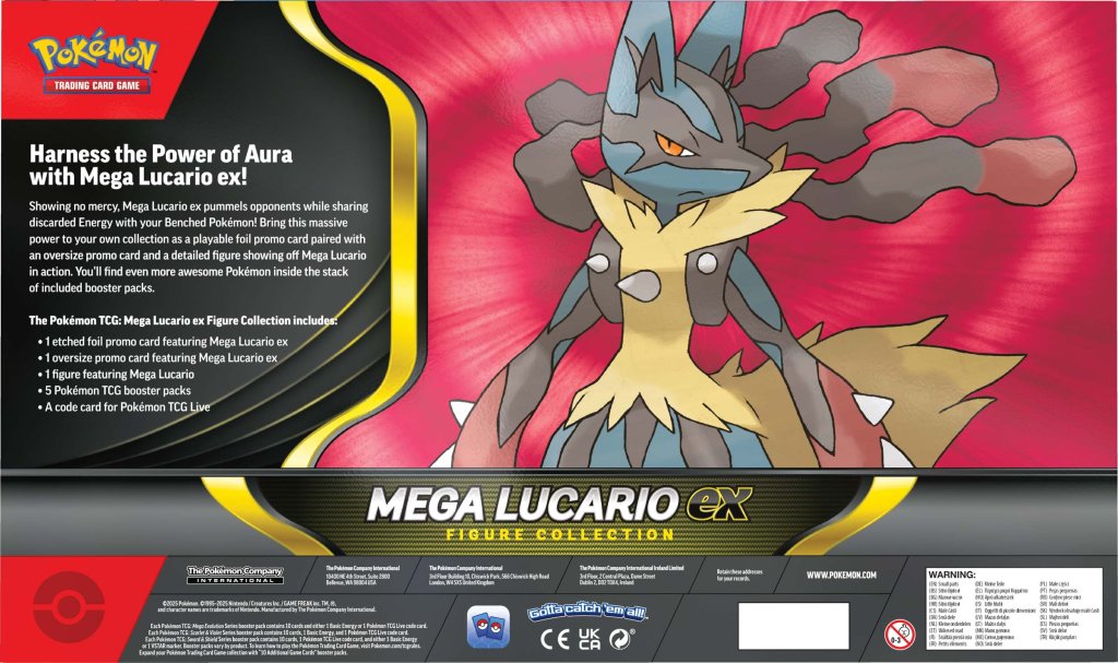 Pokémon TCG: Mega Lucario ex Figure Collection – Blink Gift Station