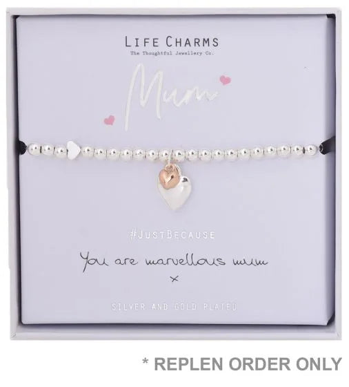 Life Charms Bracelet (Silver)