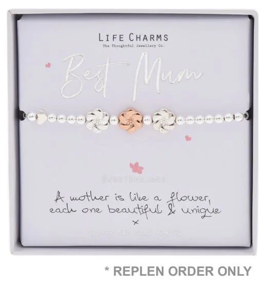 Life Charms Bracelet (Silver)