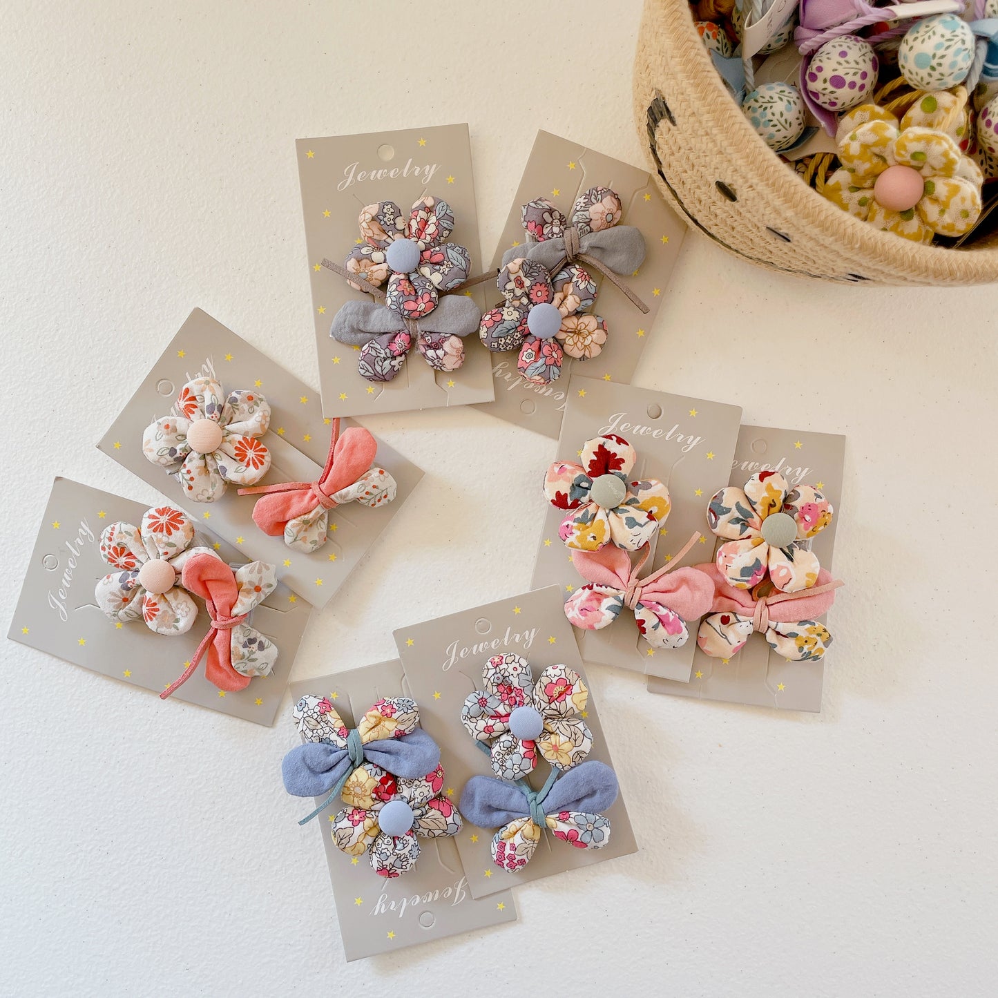 Cotton Daisy Cord Clip Pack