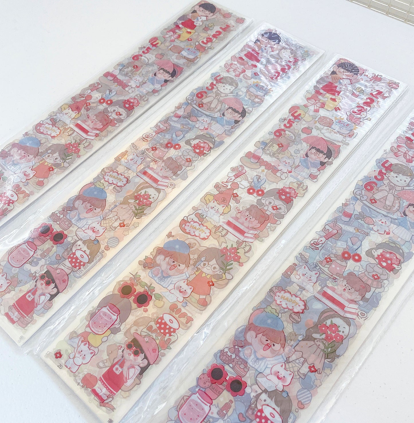 Cute Girls Sticker 20pcs Set (1000 sheets)