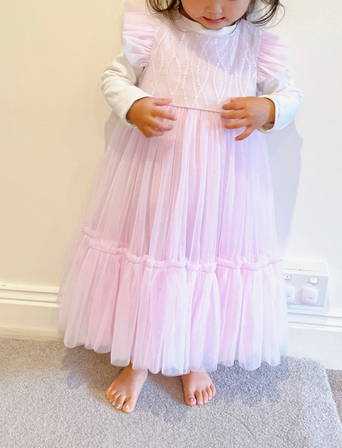 Girls Fairy Princess Dress With Big Bow