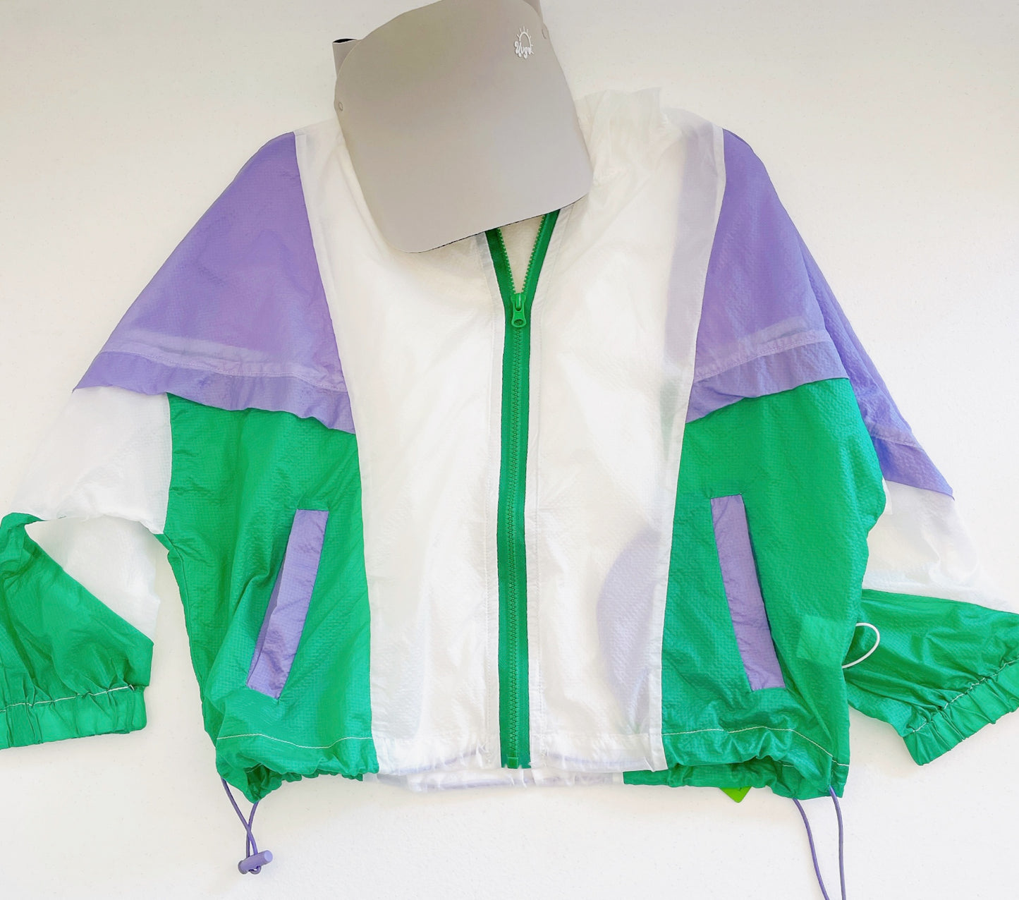 Sun Protection Jacket Purple & White