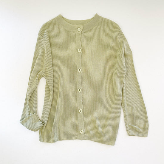 Girls Summer Green Cardigan