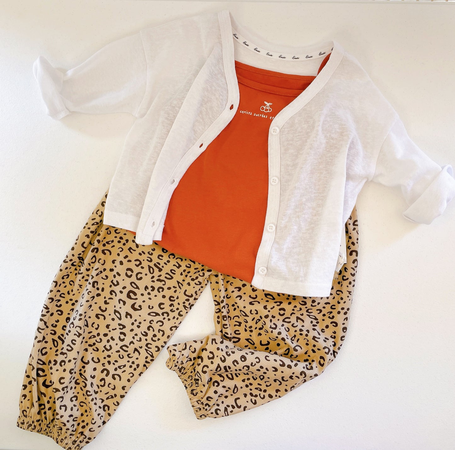 Girl's Leopard Print Lantern Pants