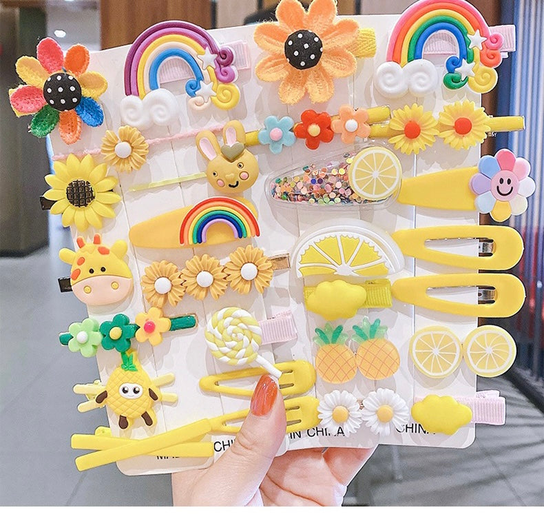 14pcs Girls Cute Hair Clips Accessories