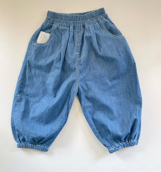 Kids Summer Cotton and Linen Pants