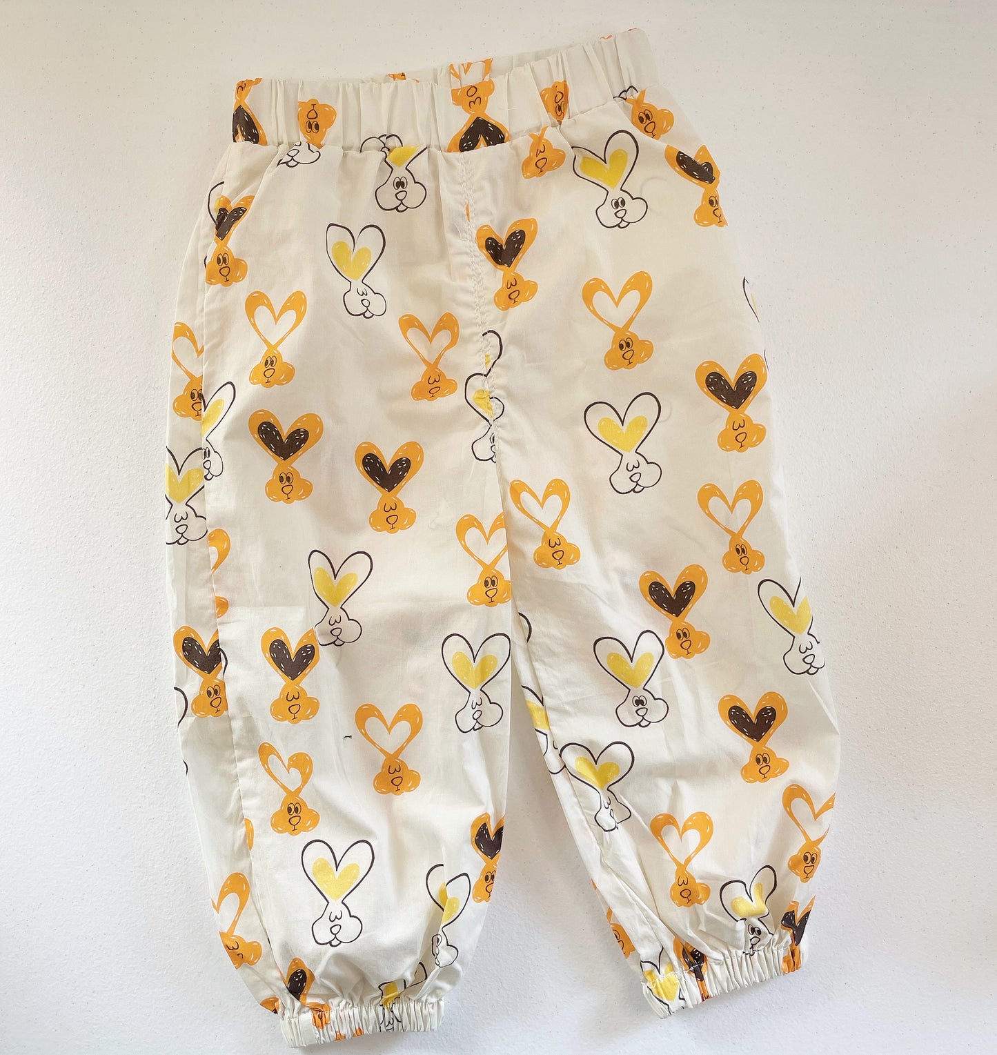 Kids Summer Cotton Rabbit Print Pants