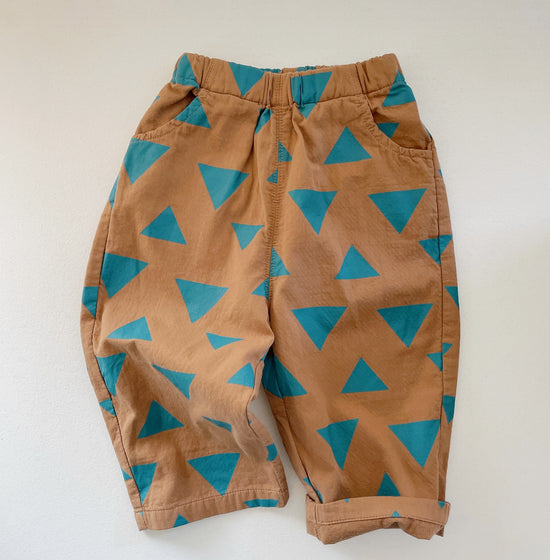 Boys Triangle Cotton Casual Pants