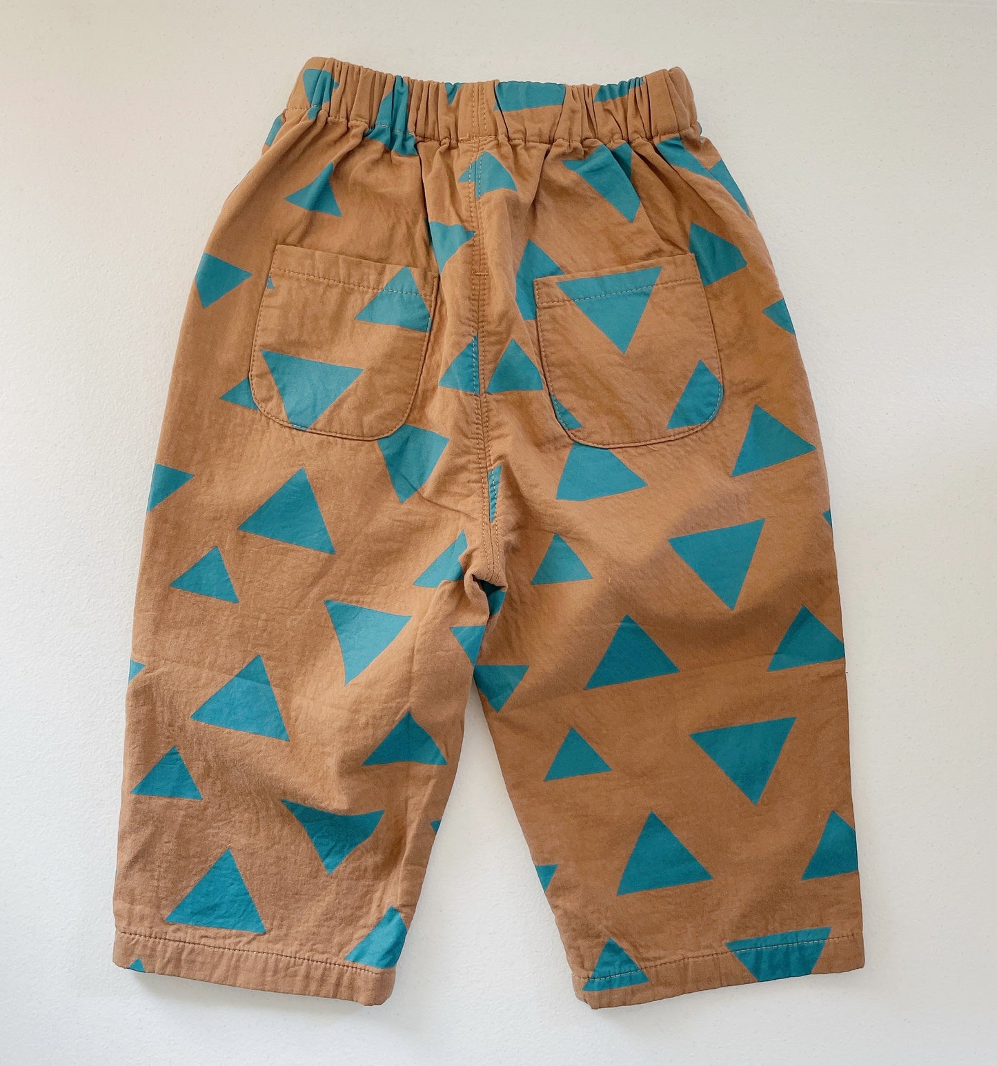 Boys Triangle Cotton Casual Pants