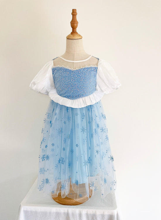 Girls Elsa Chiffon Dress