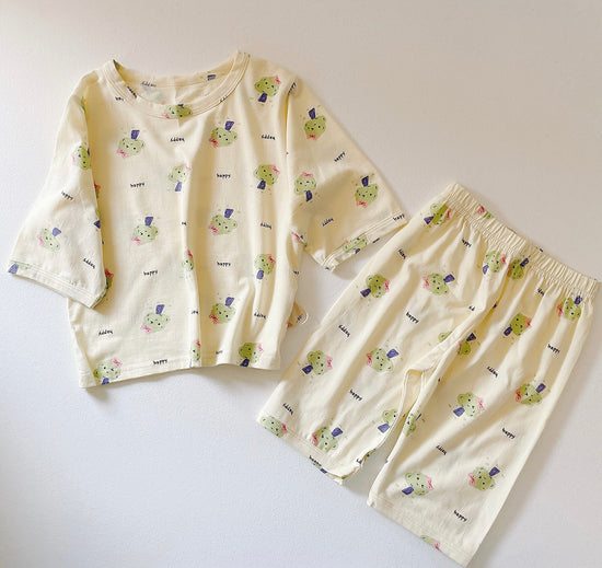 Kids Pajamas Set - Happy Tree