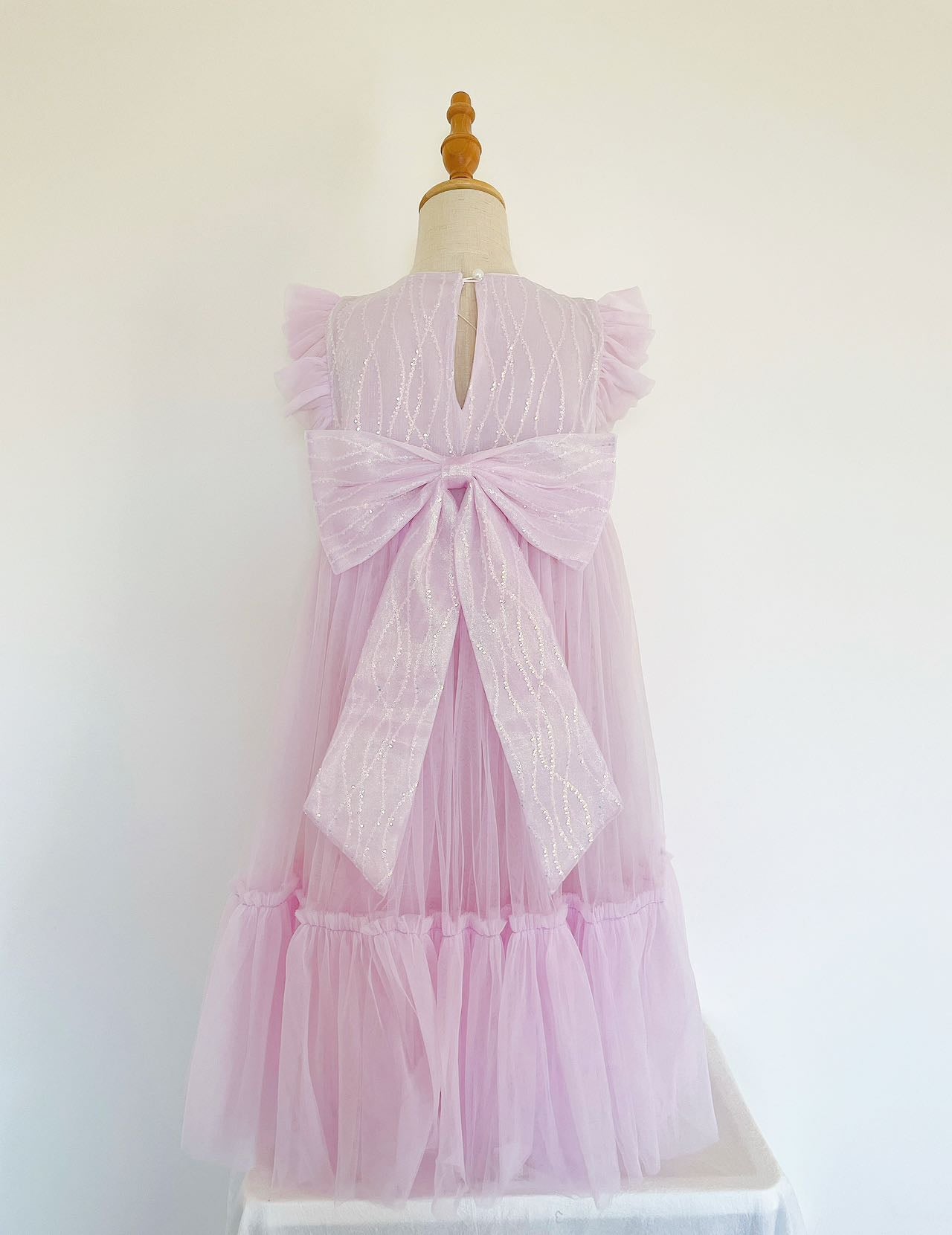 Girls Fairy Princess Dress With Big Bow