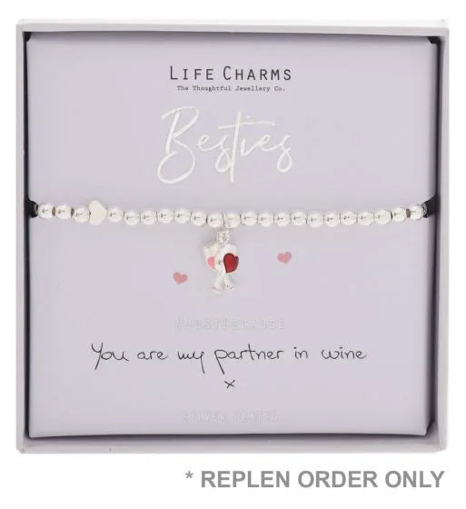 Life Charms Bracelet (Silver)