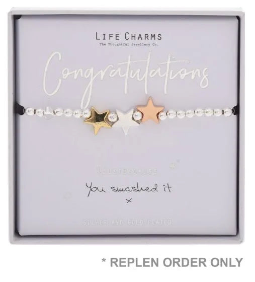 Life Charms Bracelet (Silver)