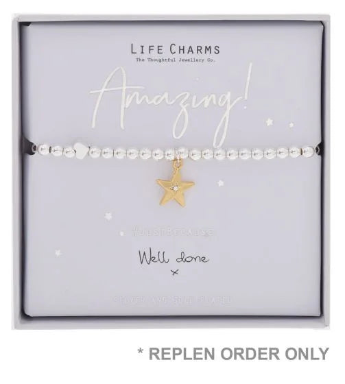 Life Charms Bracelet (Silver)