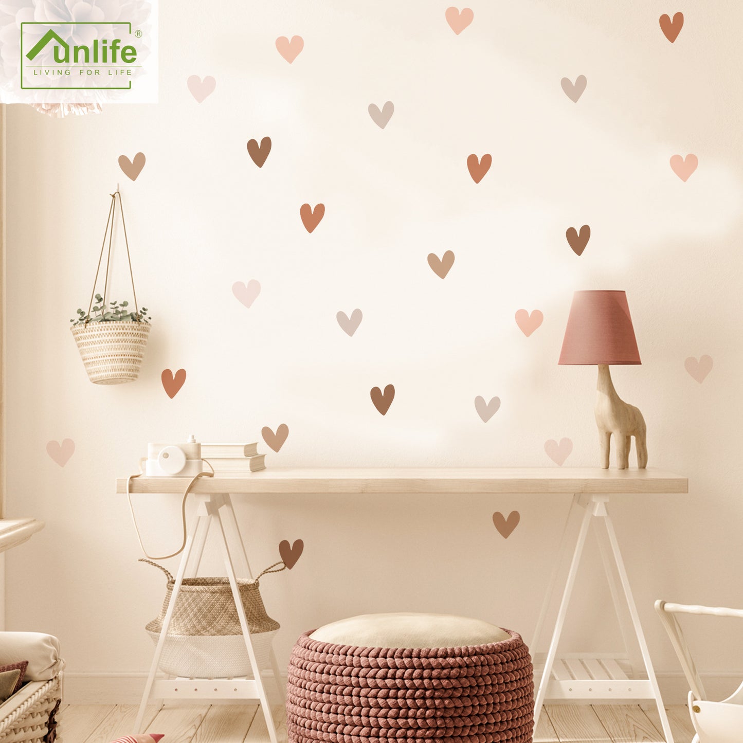 Removable Wall Stickers- Hearts