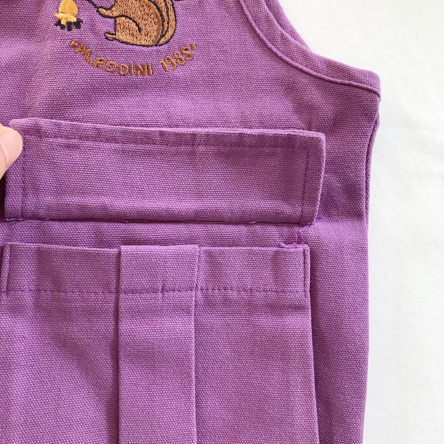 Kids Sweet Squirrel Denim Vest