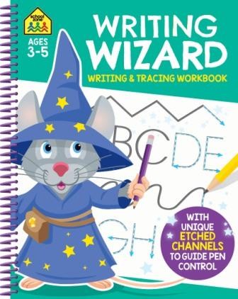 School zone Writing and Tracing Activity Book With Debossing