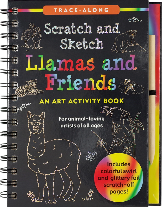 Scratch and Sketch - Llamas and Friends