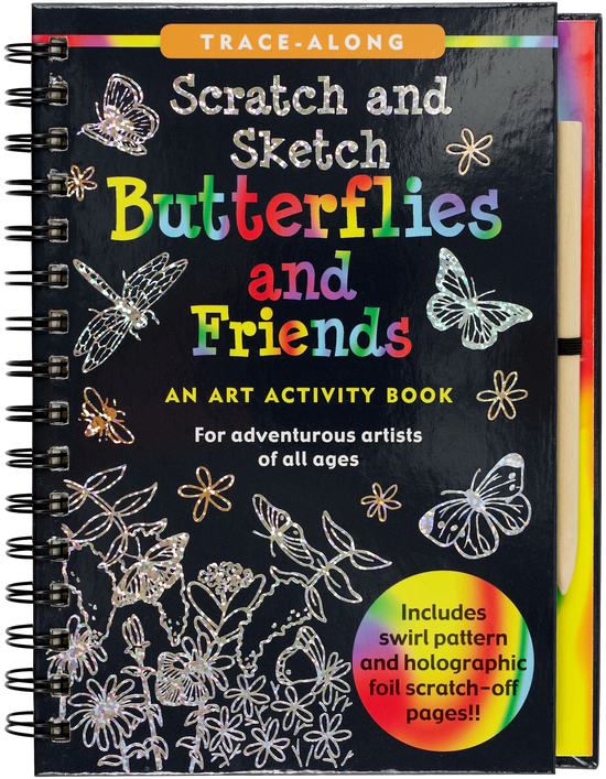 Scratch and Sketch - Butterflies and Friends