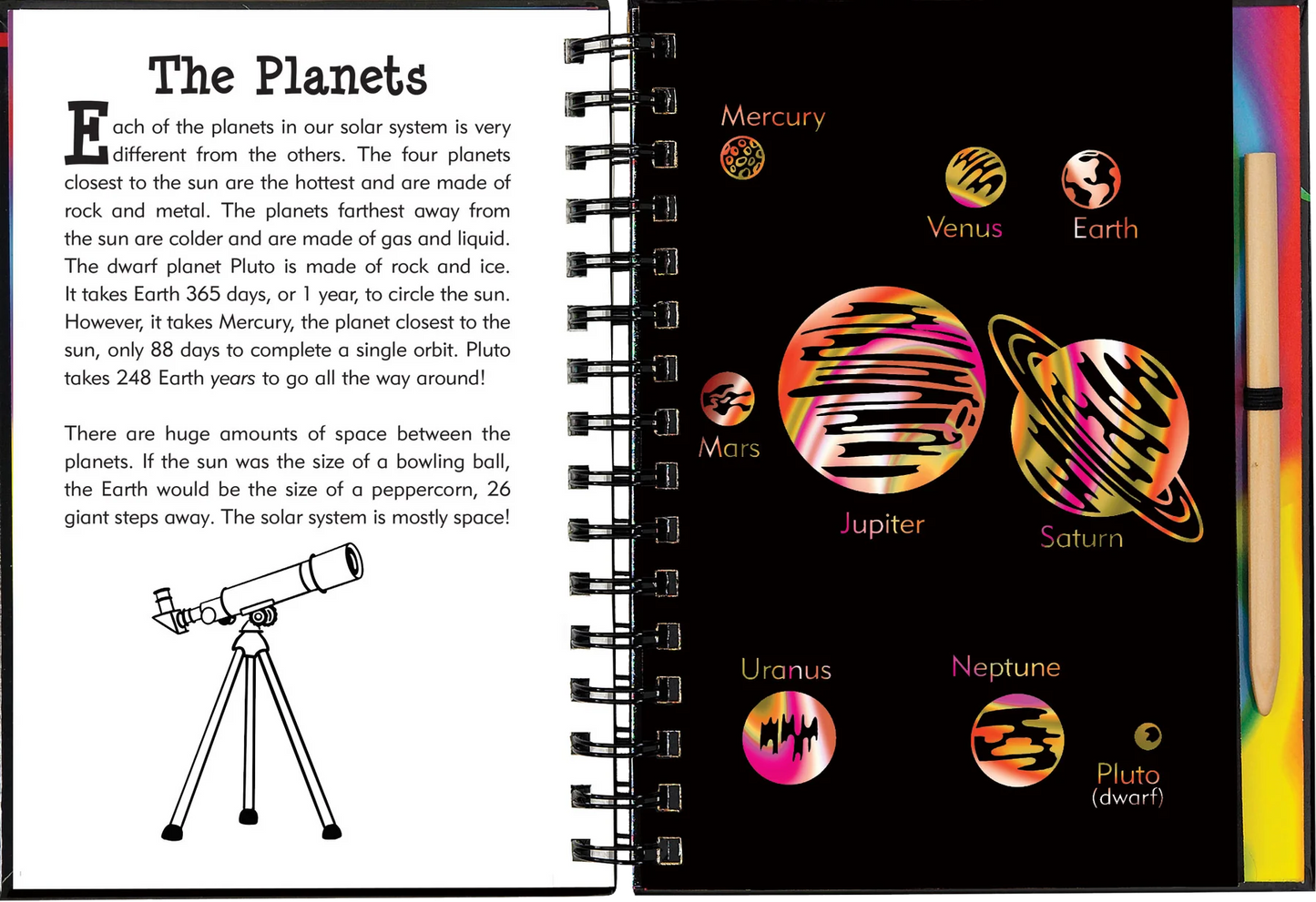 Scratch and Sketch - Solar System