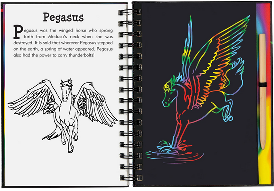 Scratch and Sketch - Dragons & Mythical Creatures