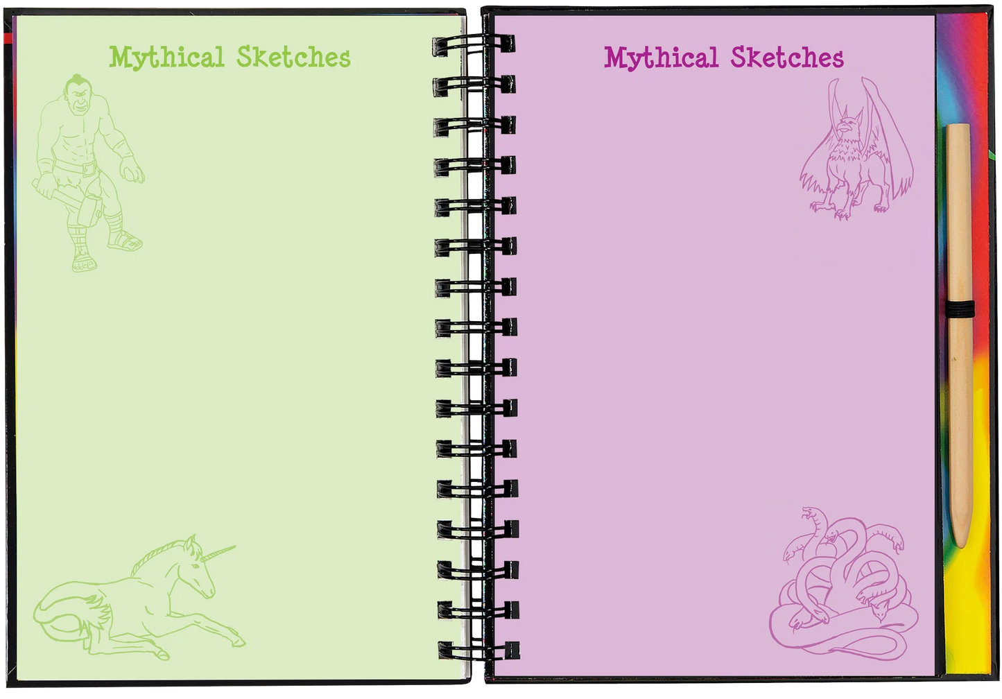 Scratch and Sketch - Dragons & Mythical Creatures