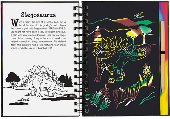 Scratch and Sketch - Jurassic & Beyond