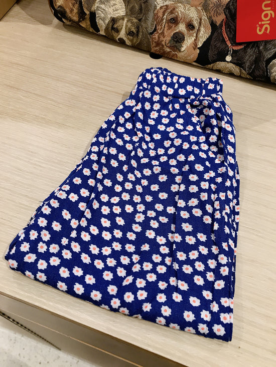 Small Floral Gauze Summer Pants