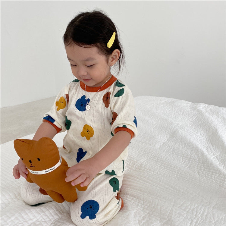 Kids Summer Pajama Set-Cute Rabbit