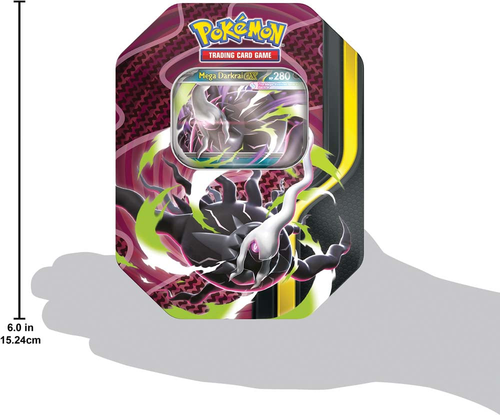 pokemon darkrai tin trading card game Pokmon Booster Tin, Assorted Its time for a Knock Out with three impressive Pokmon Darkrai Pokemon Card Tin Unboxing