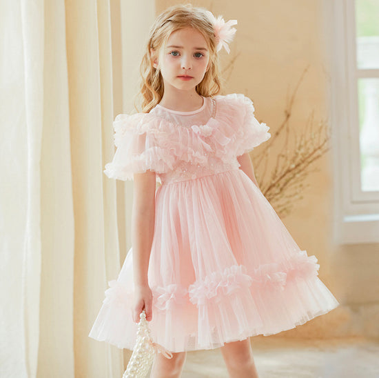 Girls Party Dress in Pink