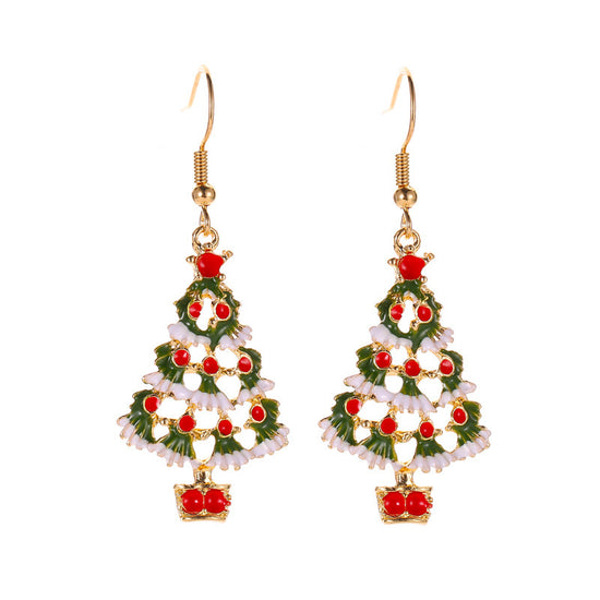 Christmas Fashion Tree Earrings