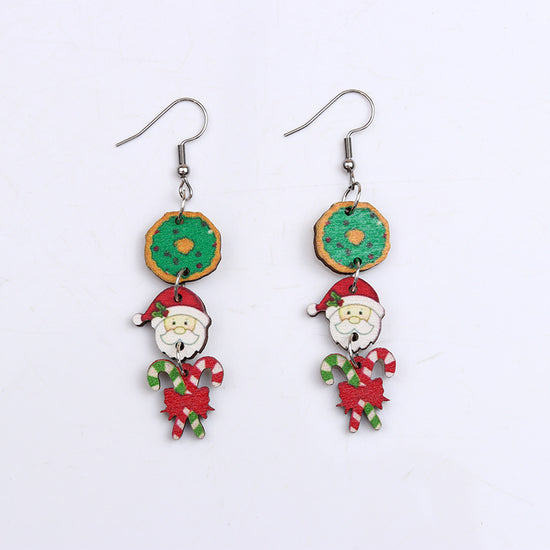 Christmas Wooden Earrings