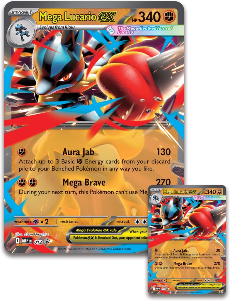 Pokémon TCG: Mega Lucario ex Figure Collection – Blink Gift Station