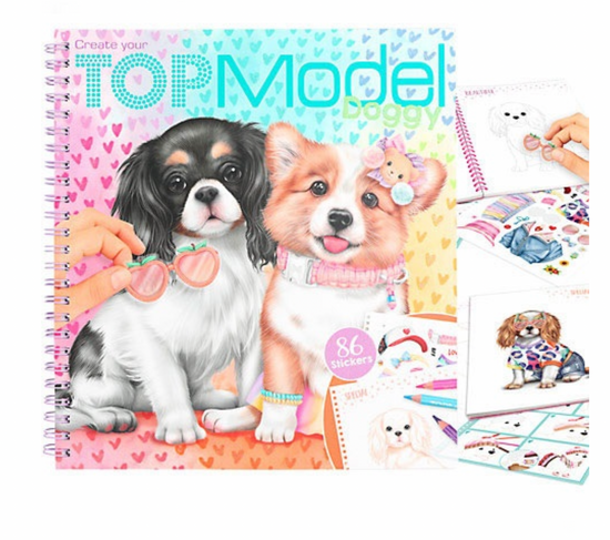 TOPMODEL COLOUR BOOK DOGGY