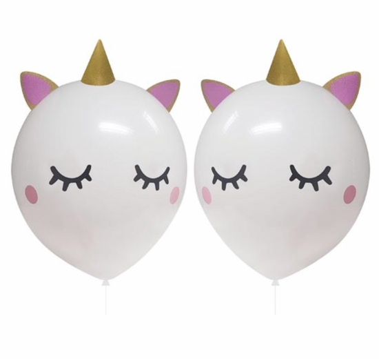 BALLOON DECORATN 2PK UNICORN