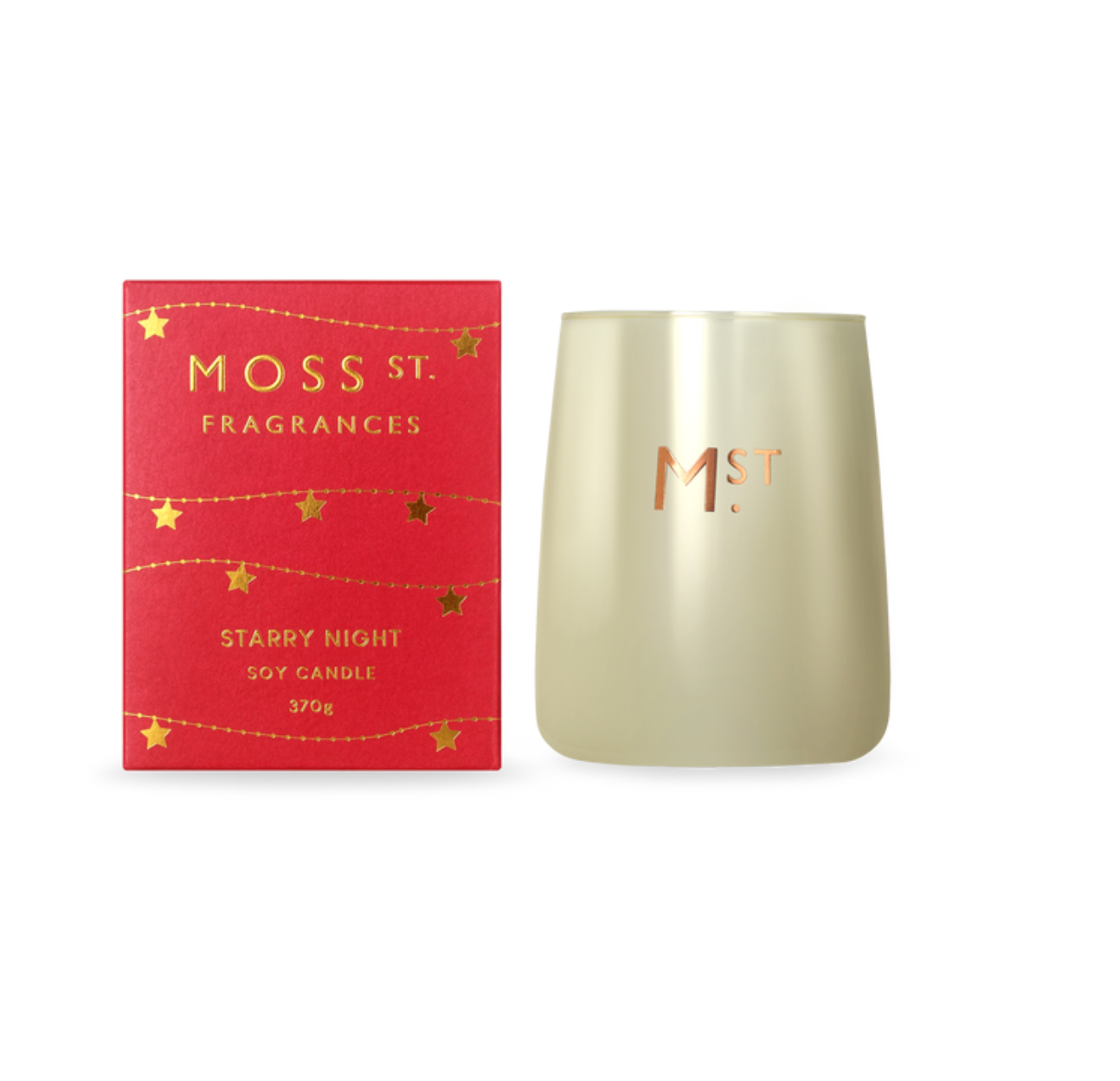 Moss St. Fragrances Christmas Starry Night Soy Candle 370g