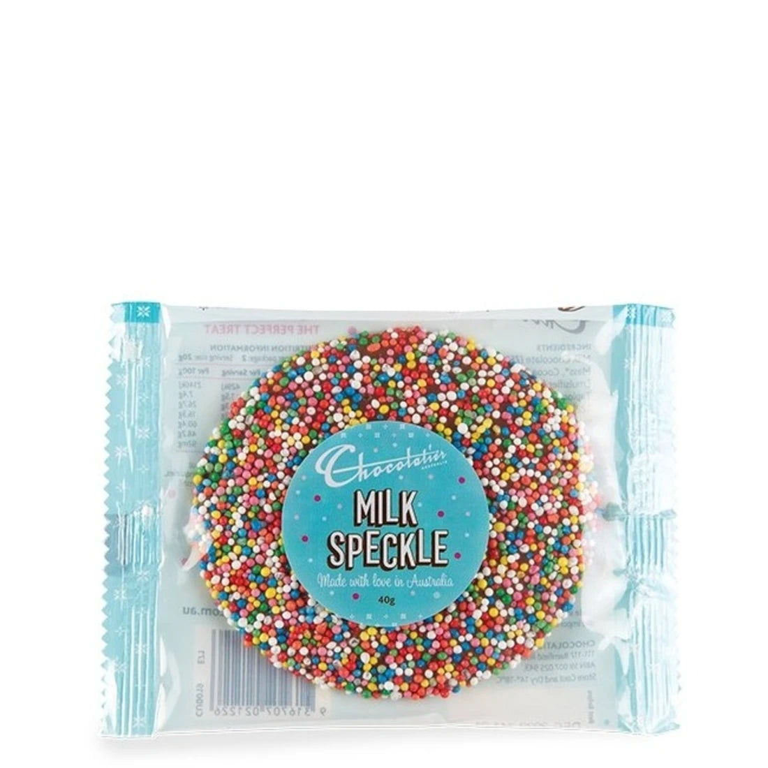 Chocolatier Milk Speckle Xmas 40g