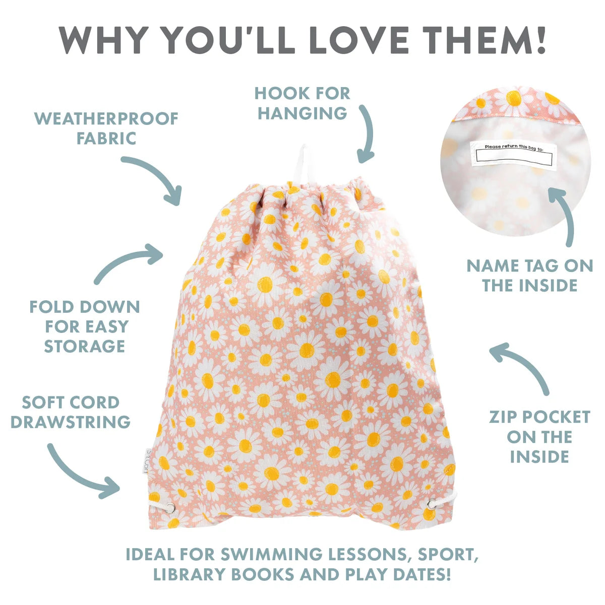 Out & About Drawstring Bag