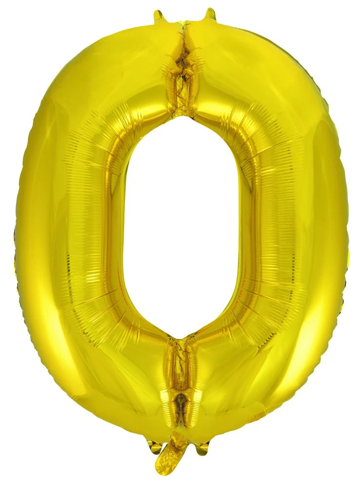 Giant Gold 86cm Helium Balloon Letters