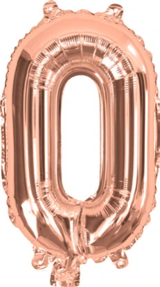 Giant Rose Gold 86cm Helium Balloon Numbers