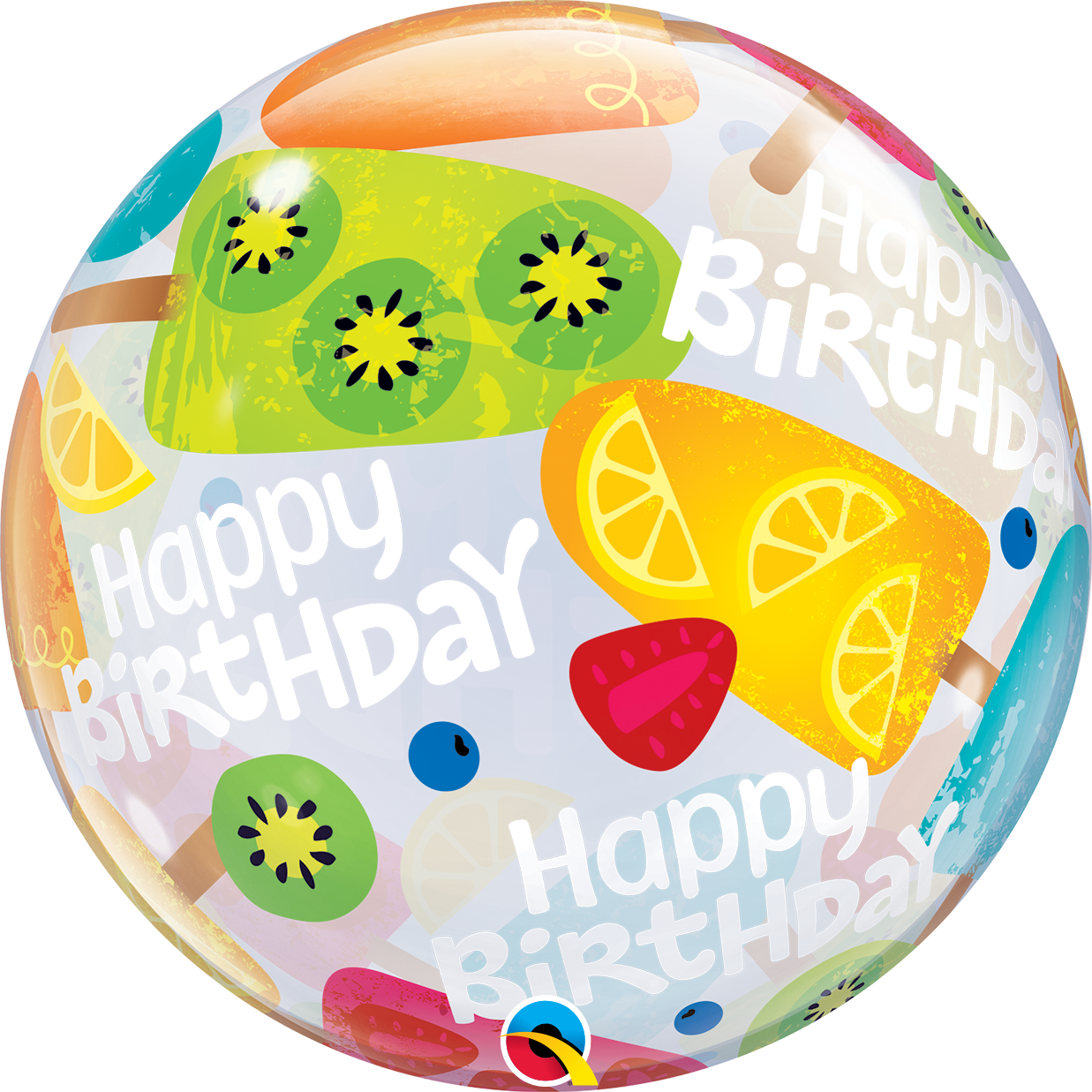 BIRTHDAY FROZEN TREATS BUBBLE BALLOON 56CM