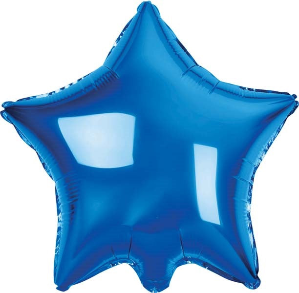 STAR FOIL BALLOON 45CM DARK BLUE